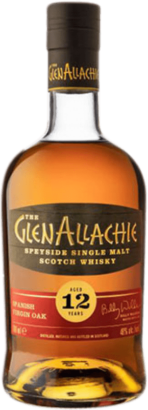 免费送货 | 威士忌单一麦芽威士忌 Glenallachie Spanish Virgin Oak Speyside 苏格兰 英国 12 岁 70 cl