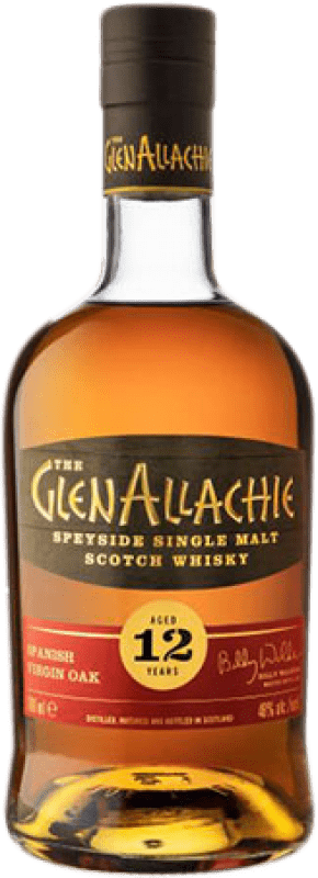 Бесплатная доставка | Односолодовый виски Glenallachie Spanish Virgin Oak Cask — Дубовая бочка Списайд Объединенное Королевство 12 Лет 70 cl