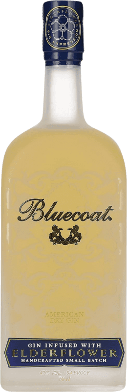 41,95 € | Ginebra Gin Philadelphia Bluecoat Elderflower Estados Unidos 70 cl
