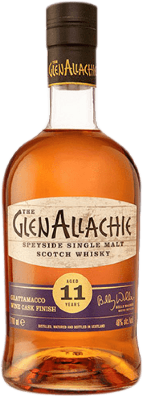 免费送货 | 威士忌单一麦芽威士忌 Glenallachie Grattamacco Wine Cask Finish 苏格兰 英国 11 岁 70 cl