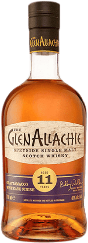 97,95 € Spedizione Gratuita | Whisky Single Malt Glenallachie Grattamacco Wine Cask Finish Affinamento in Botte 11 Anni