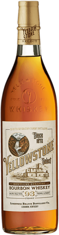 Envío gratis | Whisky Bourbon Limestone Branch Yellowstone Select Straight Estados Unidos 70 cl