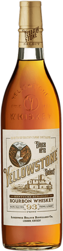 Envio grátis | Whisky Bourbon Limestone Branch Yellowstone Seleção, Straight Estados Unidos 70 cl
