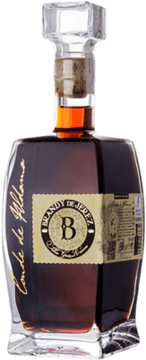 Envio grátis | Brandy Conhaque Yuste Conde de Aldama D.O. Jerez-Xérès-Sherry Andaluzia Espanha Garrafa Medium 50 cl