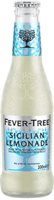 Refrescos e Mixers Caixa de 4 unidades Fever-Tree Sicilian Lemonade Garrafa Pequena 20 cl