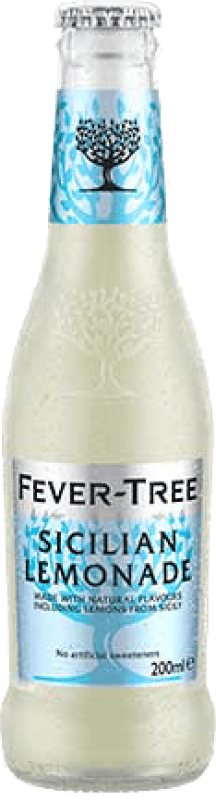 8,95 € Бесплатная доставка | Коробка из 4 единиц Безалкогольные напитки Fever-Tree Sicilian Мини-бутылка 20 cl Lemonade — Лимонад
