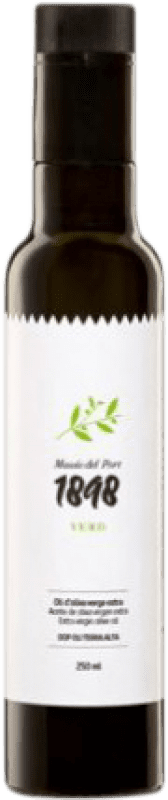 8,95 € Envio grátis | Azeite de Oliva Sant Josep Massís del Port 1898 Verd AOVE Virgem Extra D.O. Terra Alta Garrafinha 25 cl