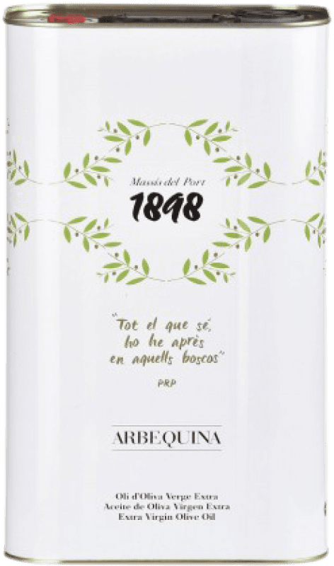 58,95 € | Aceite de Oliva Sant Josep Massís del Port 1898 AOVE Virgen Extra D.O. Terra Alta España Arbequina Lata Especial 5 L
