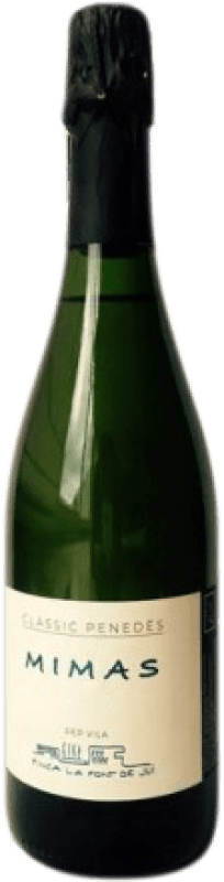 Envío gratis | Espumoso blanco La Font de Jui Mimas Extra Brut D.O. Penedès Cataluña España Chardonnay 75 cl