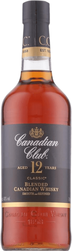 免费送货 | 威士忌混合 Canadian Club Small Batch Classic 加拿大 12 岁 70 cl