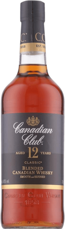 Free Shipping | Whisky Blended Canadian Club Small Batch Classic Canada 12 Years 70 cl