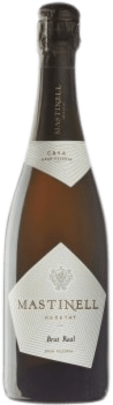 Envoi gratuit | Blanc mousseux MasTinell Real Brut Grande Réserve D.O. Cava Espagne Macabeo, Xarel·lo, Parellada Bouteille Magnum 1,5 L