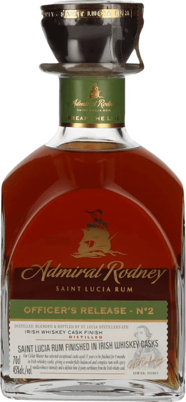 121,95 € Free Shipping | Rum Admiral Rodney Officer's Nº 2 Limited Edition