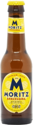 10,95 € | 12 units box Beer Moritz Catalonia Spain Small Bottle 20 cl