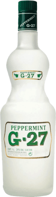利口酒 Salas G-27 Peppermint Blanco 特别的瓶子 1,5 L