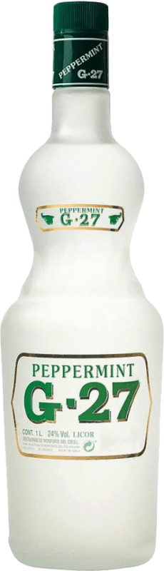 18,95 € | Ликеры Salas G-27 Peppermint Blanco Испания Специальная бутылка 1,5 L