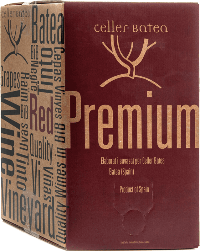 14,95 € Free Shipping | Red wine Celler de Batea Young Bag in Box 3 L