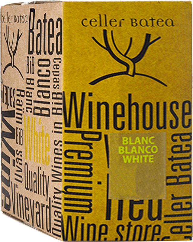 10,95 € | Vin blanc Celler de Batea Blanco Jeune Catalogne Espagne Grenache Blanc, Altesse Bag in Box 3 L