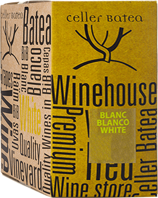12,95 € Spedizione Gratuita | Vino Bianco Celler de Batea Giovane Bag in Box 3 L
