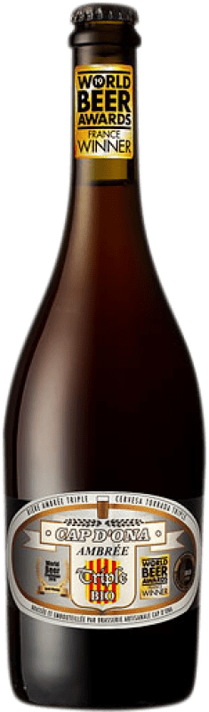 Free Shipping | Beer Apats Cap d'Ona Ambrée Triple Bio France Organic 75 cl