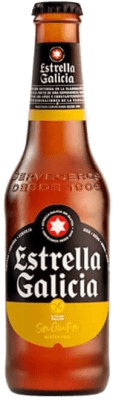 1,95 € | Bière Estrella Galicia Espagne Bouteille Tiers 33 cl Sans Gluten