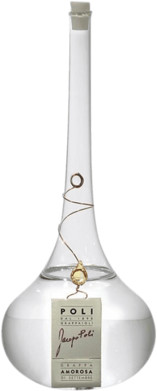 Envio grátis | Aguardente Grappa Poli Vespaiolo Itália Garrafa Medium 50 cl