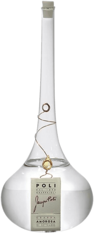 67,95 € Envio grátis | Grappa Poli Vespaiolo Garrafa Medium 50 cl