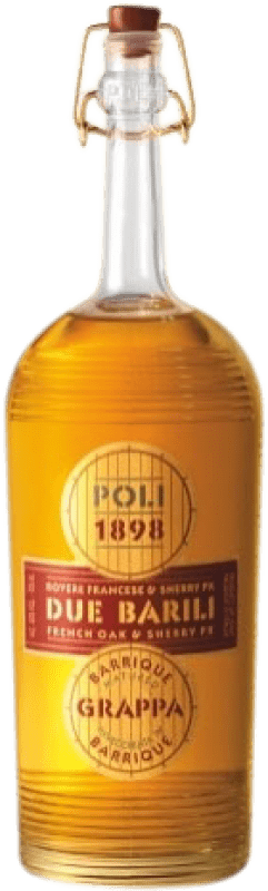 Бесплатная доставка | Граппа Poli Due Barrili Италия 70 cl