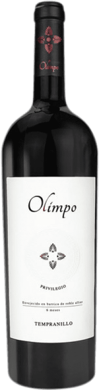 10,95 € Envío gratis | Vino tinto Olimpo. Tempranillo Syrah Crianza I.G.P. Vino de la Tierra de Castilla