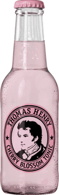 3,95 € Бесплатная доставка | Миксер Thomas Henry Pink — Розовый Мини-бутылка 20 cl Cherry — Вишня, Tonic Water — Тонизирующая вода