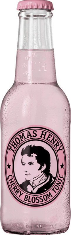 3,95 € Kostenloser Versand | Mixer Thomas Henry Pink — Rosé Kleine Flasche 20 cl Cherry — Kirsche, Tonic Water