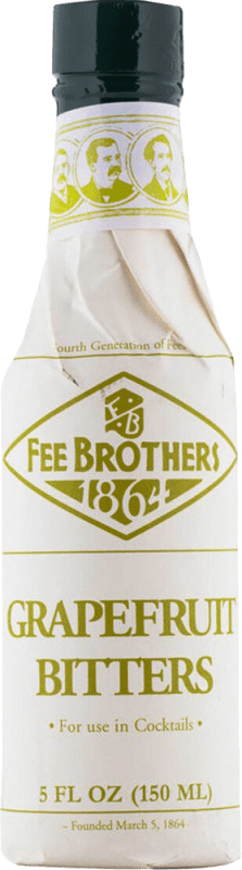 Envio grátis | Refrescos e Mixers Fee Brothers Grapefruit Bitter Estados Unidos Garrafa Pequena 15 cl