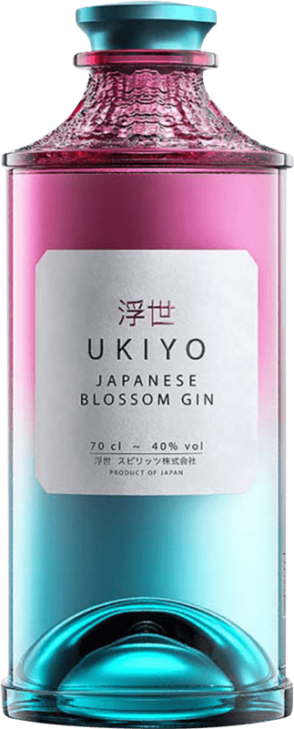 Бесплатная доставка | Джин Ukiyo Japanese Blossom Gin Япония 70 cl