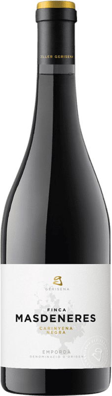 Envoi gratuit | Vin Rouge Gerisena Finca Masdeneres Crianza D.O. Empordà Catalogne Espagne Mazuelo, Cariñena — Carignan 75 cl