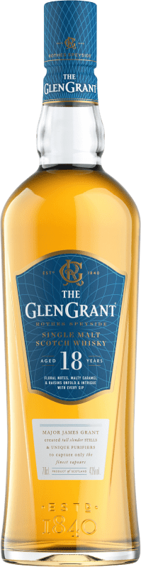 126,95 € | 威士忌单一麦芽威士忌 Glen Grant 苏格兰 英国 18 岁 70 cl