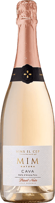 Free Shipping | Rosé sparkling El Cep Mim Rose Brut D.O. Cava Catalonia Spain Pinot Black Half Bottle 37 cl