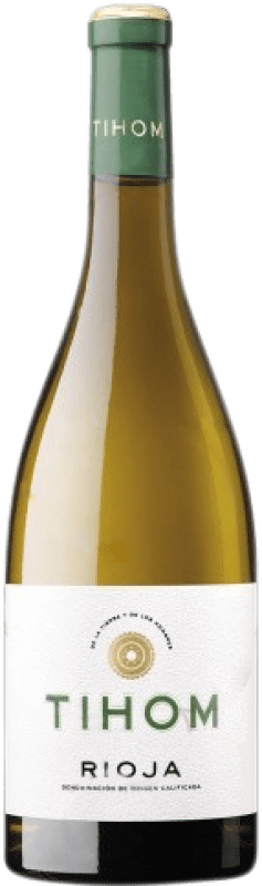 Envío gratis | Vino blanco Tihom Blanco Crianza D.O.Ca. Rioja La Rioja España Garnacha Blanca, Macabeo, Maturana Blanca 75 cl