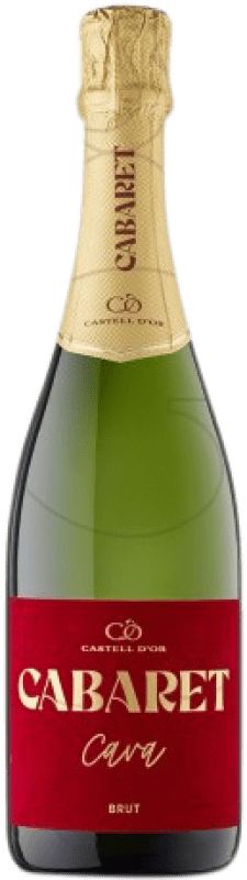 Envoi gratuit | Blanc mousseux Castell d'Or Cabaret Brut D.O. Cava Catalogne Espagne 75 cl