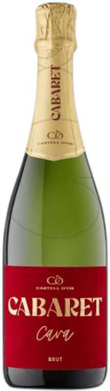 16,95 € Kostenloser Versand | Weißer Sekt Castell d'Or Cabaret Brut — Herb D.O. Cava