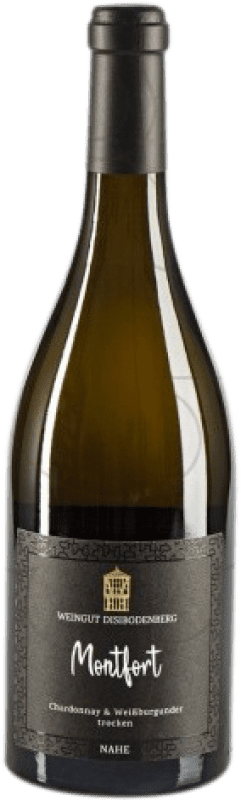 Spedizione Gratuita | Vino bianco Weingut Disibodenberg Montfort Crianza Q.b.A. Nahe Germania Chardonnay, Pinot Bianco 75 cl