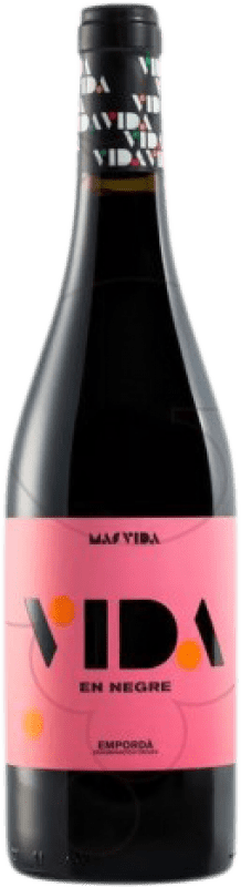 12,95 € Free Shipping | Red wine Vida en Negre Aged D.O. Empordà