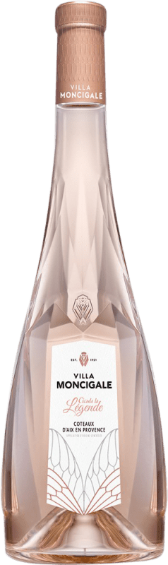 22,95 € Kostenloser Versand | Rosé-Wein Villa Moncigale. Rose Jung A.O.C. Côtes de Provence