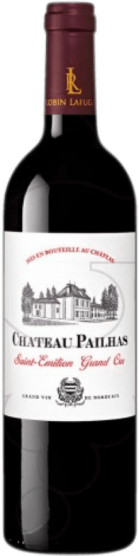 Envío gratis | Vino tinto Robin Lafugie Château Pailhas Crianza A.O.C. Saint-Émilion Burdeos Francia Merlot, Cabernet Franc 75 cl