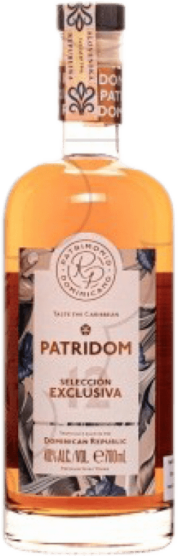 送料無料 | ラム Patridom. Selección Exclusiva ドミニカ共和国 12 年 70 cl