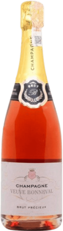 Бесплатная доставка | Розовое игристое вино Veuve Bonnebal Précieux Rose брют Гранд Резерв A.O.C. Champagne шампанское Франция 75 cl