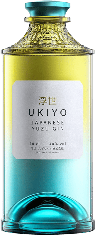 Envío gratis | Ginebra Ukiyo Japanese Yuzu Gin Japón 70 cl