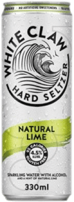 2,95 € | Liqueurs White Claw Natural — Naturel États Unis Canette 33 cl Lime — Citron Vert