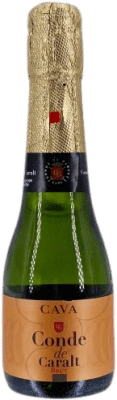 Conde de Caralt брют Cava Маленькая бутылка 20 cl