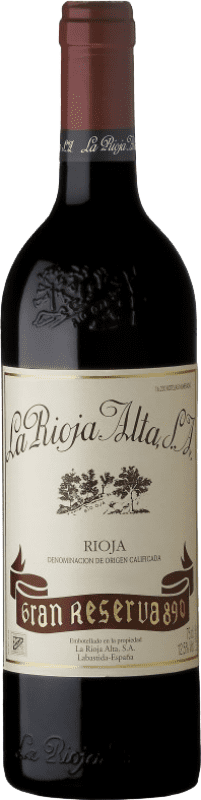 415,95 € | 赤ワイン Rioja Alta 890 グランド・リザーブ D.O.Ca. Rioja ラ・リオハ スペイン マグナムボトル 1,5 L