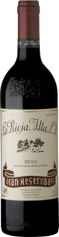 438,95 € Spedizione Gratuita | Vino rosso Rioja Alta 890 Gran Riserva D.O.Ca. Rioja Bottiglia Magnum 1,5 L